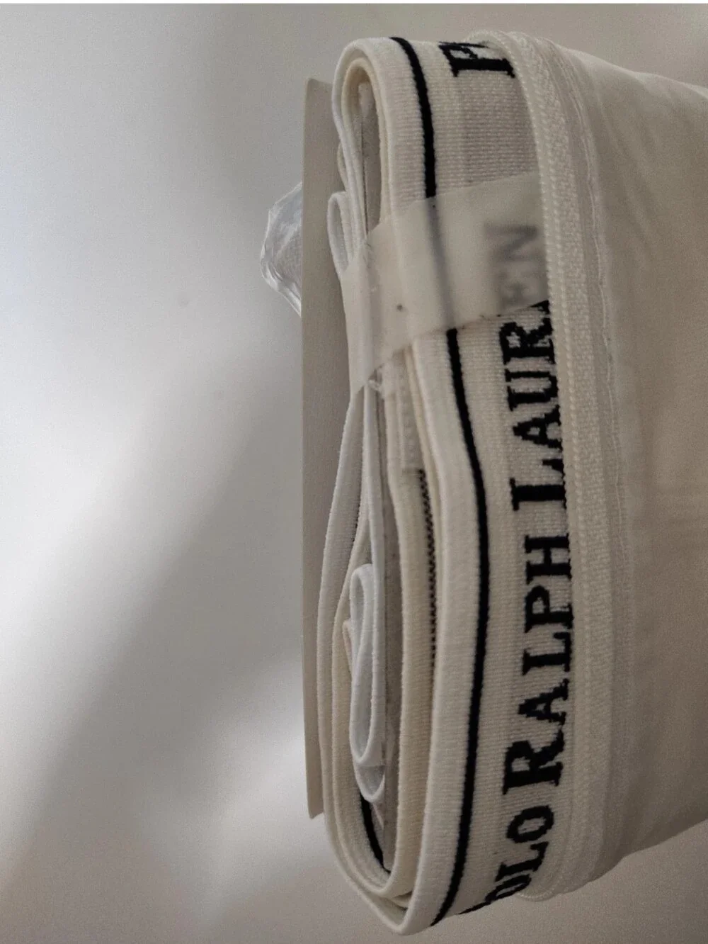 VTG Polo Ralph Lauren Men's Mid Rise Classic White Briefs  - 3 Pack - Size 38
